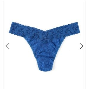 Hanky Panky Original Rise Thong Oxford Blue NWT